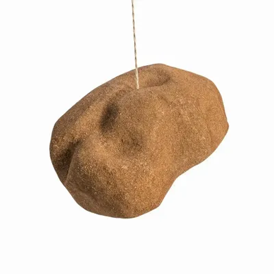 Hanging lights - Teak sawdust pendant light - OSLO M - HYDILE