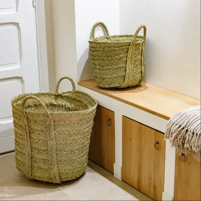 Paniers - Lot de 3 paniers en jonc - AVY - HYDILE