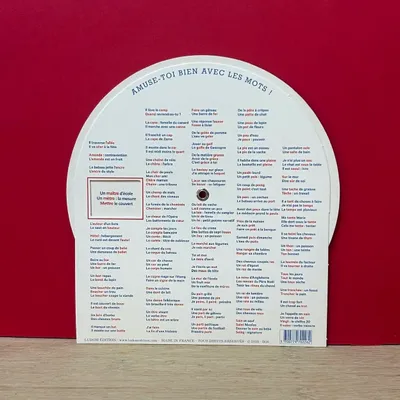 Papeterie - Disque les Homonymes - LUDOM EDITION