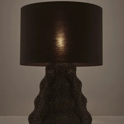 Table lamps - \" Black Flowers\” lamp - GILLES CAFFIER