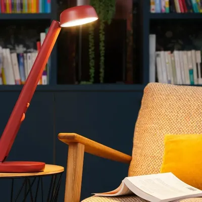 Objets design - Lampe Polux - Rouge sombre & Corail - LUMINAIRES POLUX