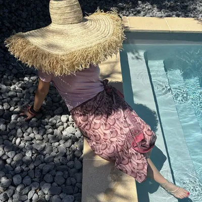 Sarongs - Blockprinted cotton veil - MAISON LILO