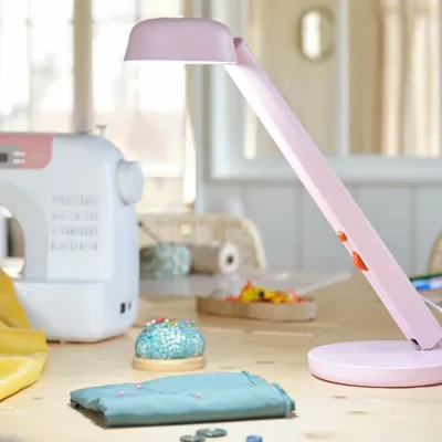 Objets design - Lampe Polux - Rose pastel & Corail - LUMINAIRES POLUX