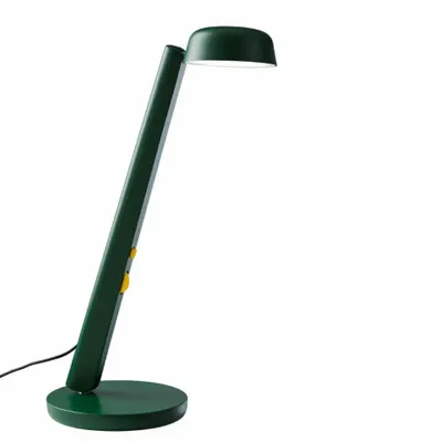 Design objects - Polux lamp - forest green & yellow - LUMINAIRES POLUX