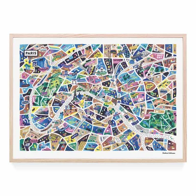 Affiches - Paris Paname - LIFE ON MAPS