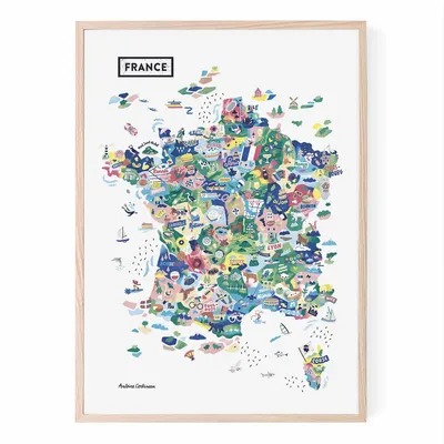 Affiches - France - LIFE ON MAPS
