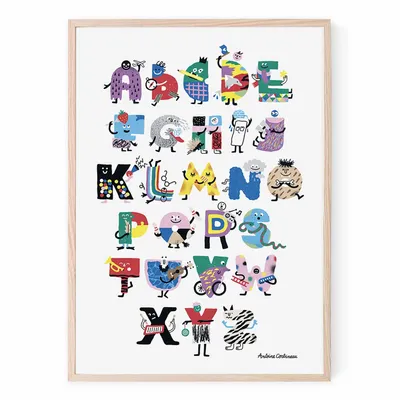 Affiches - Alphabet - LIFE ON MAPS