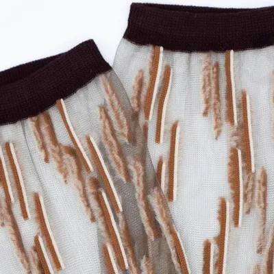 Gifts - Palina Brune 39-41 : striped transparent socks - ATELIER ST EUSTACHE