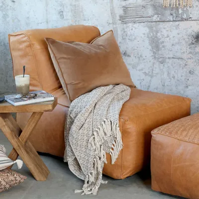 Chaises - Chaise longue en cuir - CHIC ANTIQUE A/S