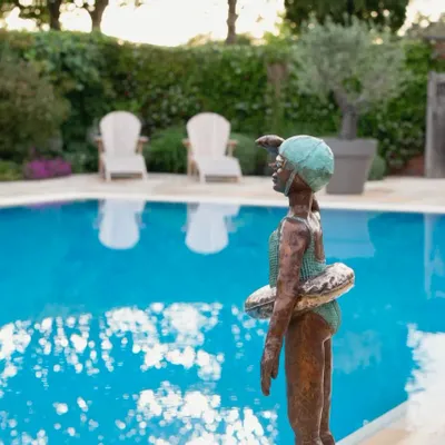 Outdoor decorative accessories - Swimming sculptures - DAWN CONN SCULPTURE LIMITED