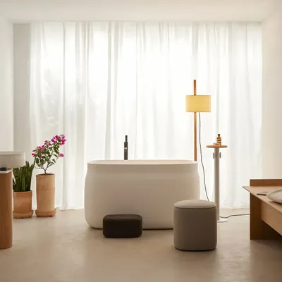 Bathroom equipment - Bathroom stool, bathtub access - BARNACORK