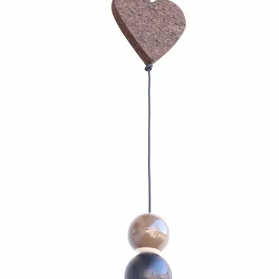 Objets design - Cœur en liège noir - BARNACORK