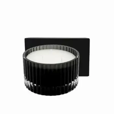 Bougies - Bougie Imagin 550 g Ambre Noire - LES LUMIERES DU TEMPS