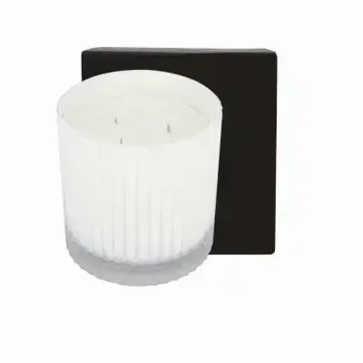 Bougies - Bougie Imagin 1,4 kg Fleurs Blanches - LES LUMIERES DU TEMPS