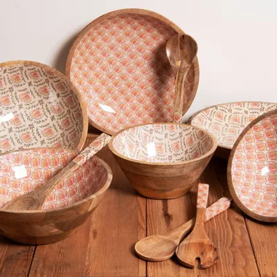 Plats et saladiers - Collection Rangoli Manguier - TABLE PASSION / BASTIDE 1880