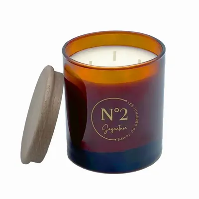Bougies - Bougie Signature 600 g N°2 Fleur de Sakura - LES LUMIERES DU TEMPS