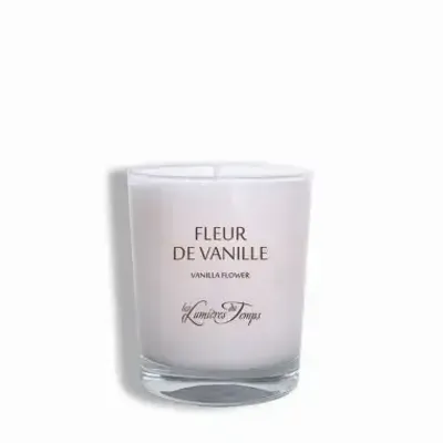 Candles - 180g Vegetable Candle Vanilla Flower - LES LUMIERES DU TEMPS