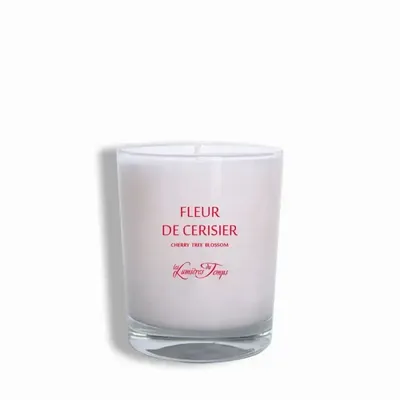 Candles - 180g Cherry Blossom Vegetable Candle - LES LUMIERES DU TEMPS