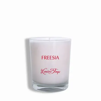 Bougies - Bougie végétale 180 gr Freesia - LES LUMIERES DU TEMPS