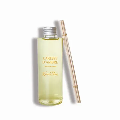 Scent diffusers - Refill (with rattans) for 200 ml Caresse d'Ambre Fragrance Diffuser - LES LUMIERES DU TEMPS