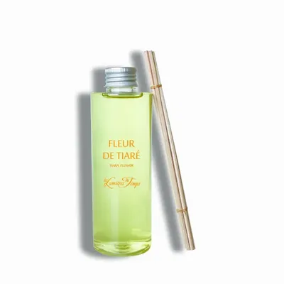 Scent diffusers - Refill (with rattans) for 200 ml Tiare Flower Fragrance Diffuser - LES LUMIERES DU TEMPS