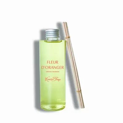 Scent diffusers - Refill (with rattans) for 200 ml Orange Blossom Fragrance Diffuser - LES LUMIERES DU TEMPS
