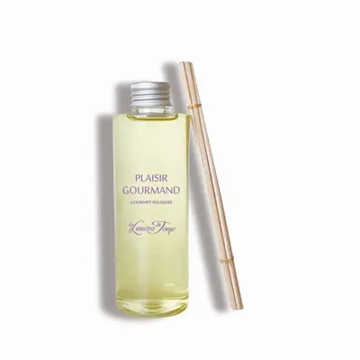 Scent diffusers - Refill (with rattans) for 200 ml Plaisir Gourmand Fragrance Diffuser - LES LUMIERES DU TEMPS