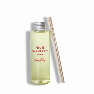 Scent diffusers - Refill (with rattans) for 200 ml Gariguette Strawberry Fragrance Diffuser - LES LUMIERES DU TEMPS