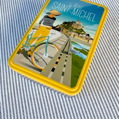 Decorative objects - Metallic box - Mont-Saint-Michel - Bicycle (x12) - LA MAISON JOSÉPHINE
