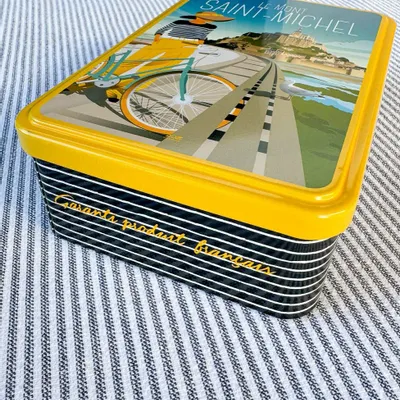 Decorative objects - Metallic box - Mont-Saint-Michel - Bicycle (x12) - LA MAISON JOSÉPHINE