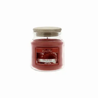 Candles - 145g Strawberry Delight Colored Wax Candle - LES LUMIERES DU TEMPS