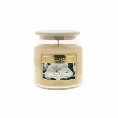 Candles - Colored Wax Candle 430 g Tiare Flower - LES LUMIERES DU TEMPS