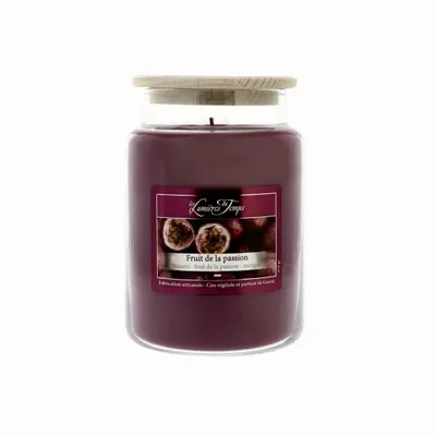 Bougies - Bougie Cire Colorée 670 g Fruit de la Passion - LES LUMIERES DU TEMPS