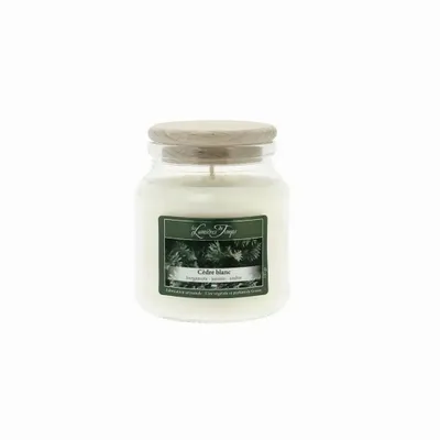 Candles - Colored Wax Candle 145 g White Cedar - LES LUMIERES DU TEMPS