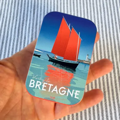 Decorative objects - Pocket metal box - Brittany Sailboat (x20) - LA MAISON JOSÉPHINE