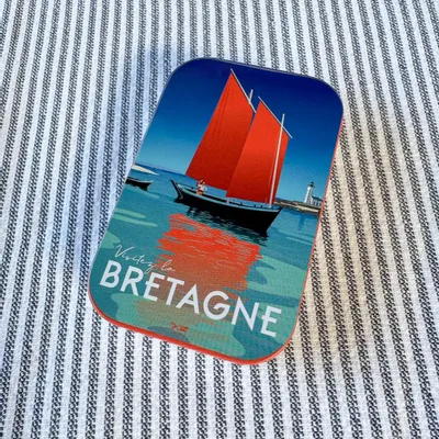 Objets de décoration - Boite métallique pocket - Bretagne Voilier (x20) - LA MAISON JOSÉPHINE
