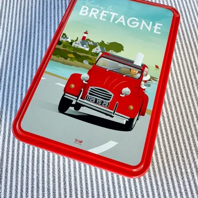 Decorative objects - Metallic box - Brittany - 2 CV (x12) - LA MAISON JOSÉPHINE
