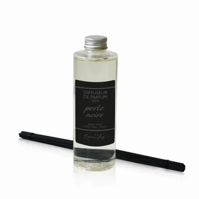 Scent diffusers - Pearl Fragrance Diffuser Refill 200 ml Black - LES LUMIERES DU TEMPS