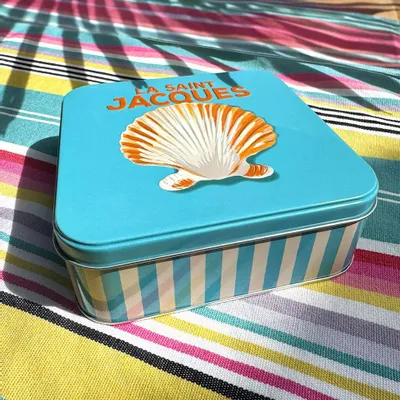 Objets de décoration - Boîtes métalliques déco - La coquille Saint-Jacques (x12) - LA MAISON JOSÉPHINE