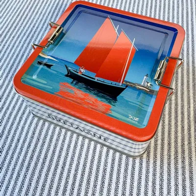 Decorative objects - Metal box clip - Brittany - Sailboat (x12) - LA MAISON JOSÉPHINE