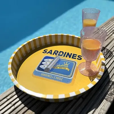 Plateaux - Plateaux métal - Les Sardines (x6) - LA MAISON JOSÉPHINE