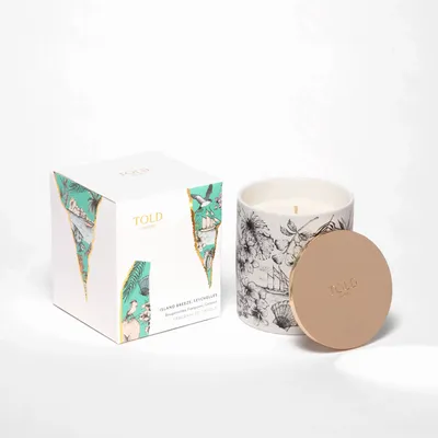 Bougies - Island Breeze, Seychelles Candle, 300g - TOLD LONDON LTD