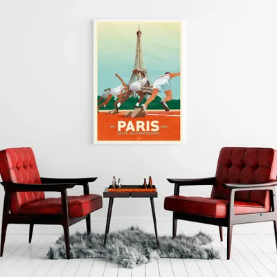 Affiches - Affiche DOZ - Paris Olympic Games 1924 - 2024 - Tour Eiffel - LA MAISON JOSÉPHINE