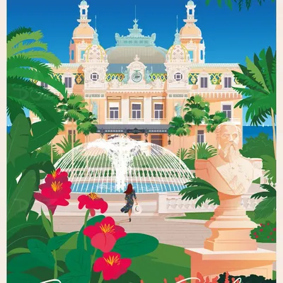 Poster - DOZ Monte-Carlo, Monaco poster - LA MAISON JOSÉPHINE
