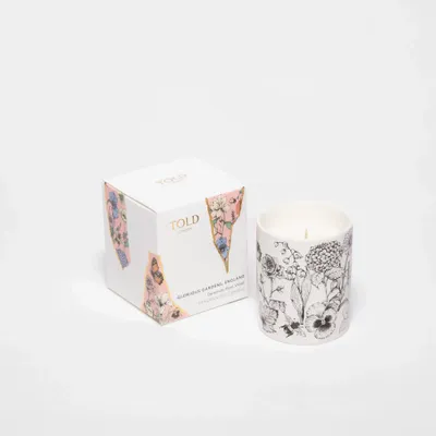 Candles - Glorious Gardens, England Candle, 80g - TOLD LONDON LTD