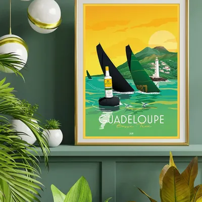 Affiches - Affiche DOZ Guadeloupe - Basse Terre - Route du Rhum - LA MAISON JOSÉPHINE