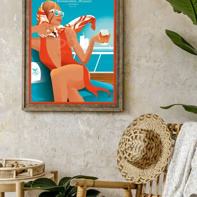 Affiches - Affiche DOZ - Cognac Normandin-Mercier - Paradis - LA MAISON JOSÉPHINE