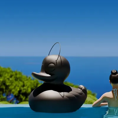 Decorative objects - THE MEGADUCK sculpture flottante - GOODNIGHT LIGHT