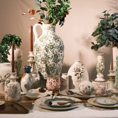 Assiettes au quotidien - Toile de Jouy - SAPOTA LTD.