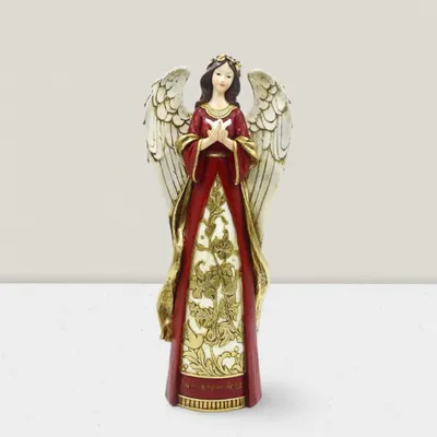 Crèches et santons - Figurine d’ange de Noël – « Love Never Fails » - BLUE STAR B.V.